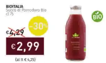 Prezzemolo e Vitale BIOITALIA Succo di Pornodoro Bio offerta