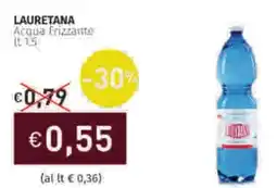 Prezzemolo e Vitale LAURETANA Acqua Frizzante offerta