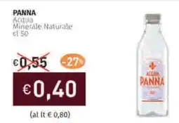 Prezzemolo e Vitale PANNA Acqua Minerale Naturale offerta