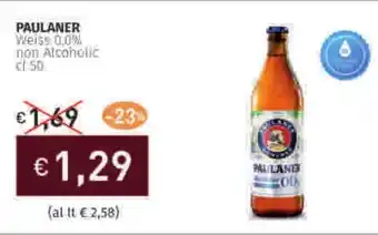 Prezzemolo e Vitale PAULANER Weiss 0.0% non Alcoholic offerta