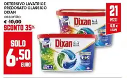 Pam Detersivo lavatrice predosato classico DIXAN offerta