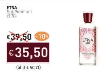 Prezzemolo e Vitale ETNA Gin Premium offerta