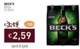 Prezzemolo e Vitale BECK'S Birra offerta