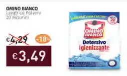 Prezzemolo e Vitale OMINO BIANCO Lavatrice Polvere 20 Misurini offerta