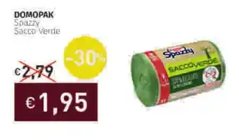 Prezzemolo e Vitale DOMOPAK Spazzy Sacco Verde offerta