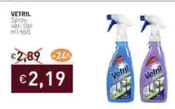 Prezzemolo e Vitale VETRIL Spray van tipi offerta