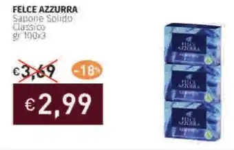 Prezzemolo e Vitale FELCE AZZURRA Sapone Solido Classico offerta