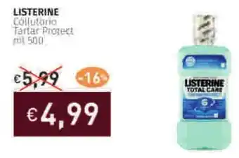 Prezzemolo e Vitale LISTERINE Collutario Tartar Protect offerta