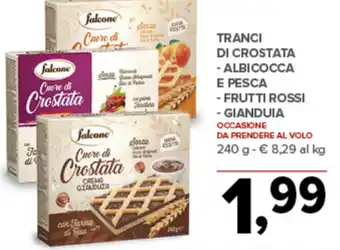 Todis Tranci di crostata - albicocca e pesca - frutti rossi - gianduia offerta