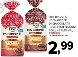 Todis Pan brioche - con gocce di cioccolato - con frutti rossi offerta