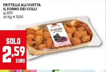 Pam Frittelle all'uvetta il forno dei colli offerta