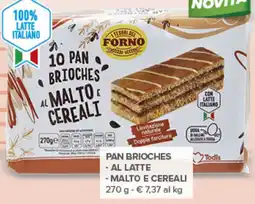 Todis Pan brioches - al latte - malto e cereali offerta