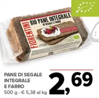 Todis Pane di segale integrale e farro FIORENTINI offerta