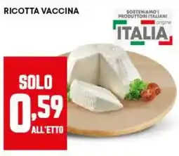 Pam Ricotta vaccina offerta