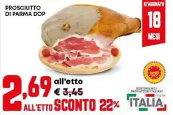 Pam Prosciutto di parma dop offerta