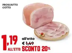 Pam Prosciutto cotto offerta