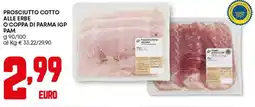 Pam Prosciutto cotto alle erbe o coppa di parma igp PAM offerta