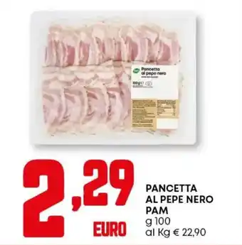 Pam Pancetta al pepe nero PAM offerta