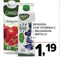 Todis Bevanda con vitamina C CANARIA offerta