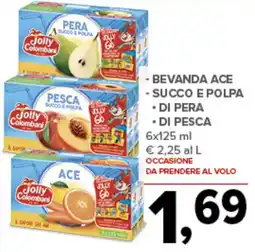 Todis Jolly Colomban Bevanda ace- - succo e polpa offerta