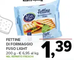 Todis Fettine di formaggio fuso light offerta