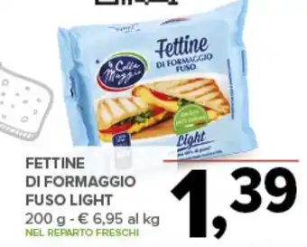 Todis Fettine di formaggio fuso light offerta