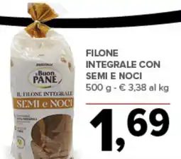 Todis Filone integrale con semi e noci BUON PANE offerta