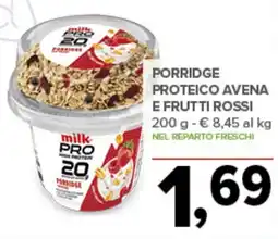 Todis Porridge proteico avena e frutti rossi offerta