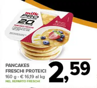 Todis milk PRO Pancakes freschi proteici offerta