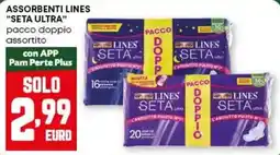 Pam Assorbenti lines "seta ultra" offerta