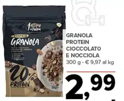 Todis Granola protein cioccolato offerta