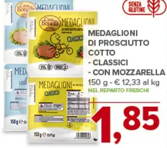 Todis Casa Bonelli Medaglioni di prosciutto cotto offerta