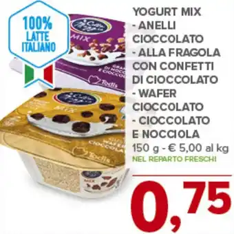 Todis Yogurt mix - anelli cioccolato offerta