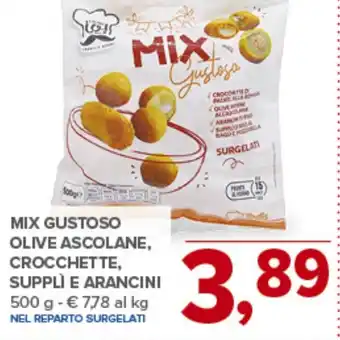 Todis Mix gustoso olive ascolane, crocchette, supplì e arancini offerta