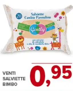 Todis Venti salviette bimbo offerta