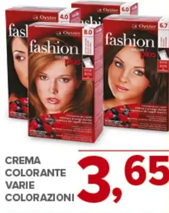 Todis fashion Crema colorante varie colorazioni offerta