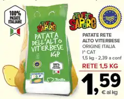 Todis Patate rete alto viterbese A Tutto Sapore offerta