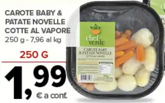 Todis Carote baby & patate novelle cotte al vapore offerta