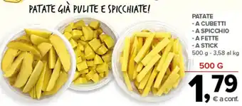 Todis Patate - a cubetti - a spicchio - a fette - a stick offerta