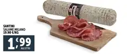 Deco Supermercati Santini salame milano offerta