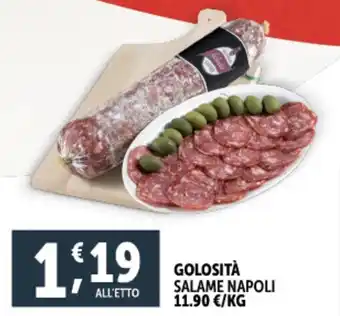 Deco Supermercati Golosità salame napoli offerta