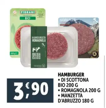 Deco Supermercati Hamburger di scottona bio offerta