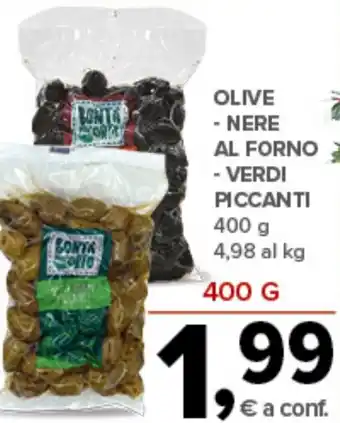 Todis Olive - nere al forno - verdi piccanti offerta