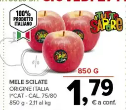 Todis Mele scilate origine italia i^cat - cal. 75/80 offerta