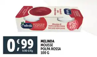 Deco Supermercati Melinda mousse polpa rossa offerta