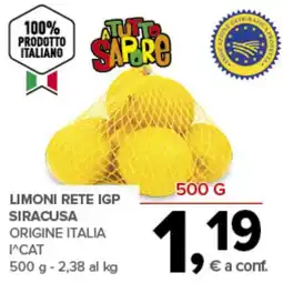 Todis Limoni rete igp siracusa origine italia i^cat offerta