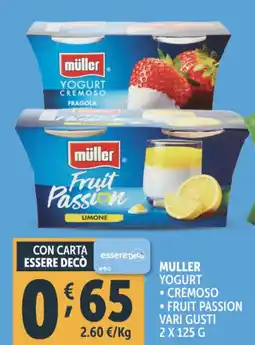 Deco Supermercati Muller yogurt offerta