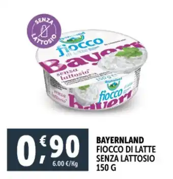 Deco Supermercati Bayernland fiocco di latte senza lattosio offerta