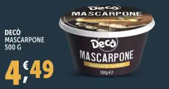 Deco Supermercati Decò mascarpone offerta