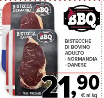 Todis Bistecche di bovino adulto - normandia -danese offerta